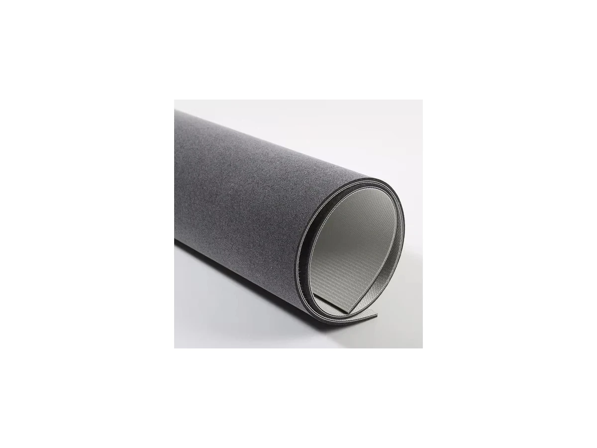 Felt Conveyor Belt — grey felt belt roll with fabric backing