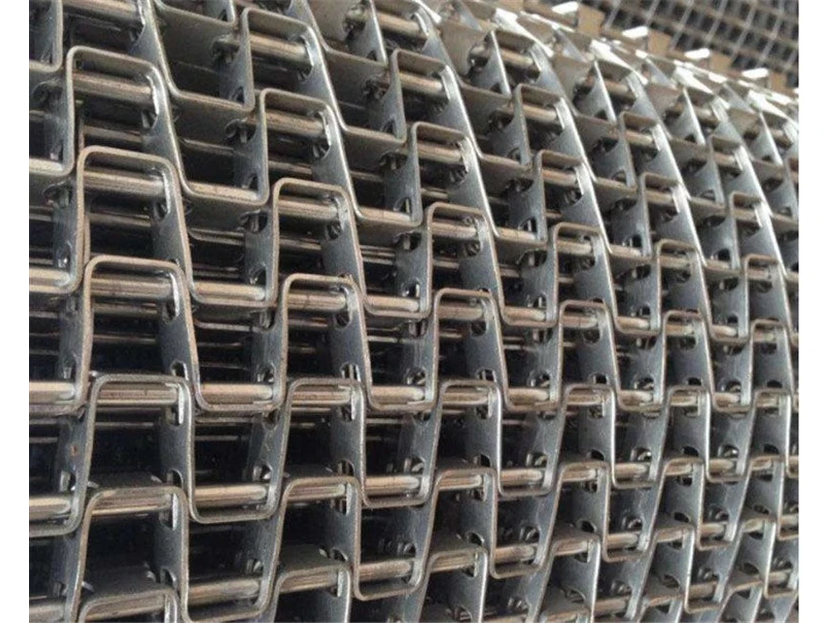 Flat Flex Conveyor Belt flat wire mesh close up
