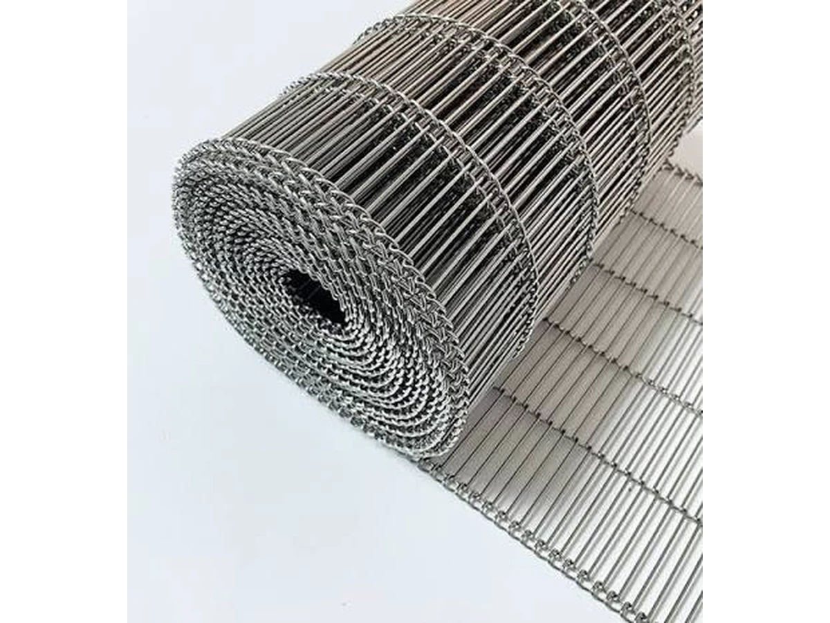 Flat Flex Conveyor Belt stainless steel roll