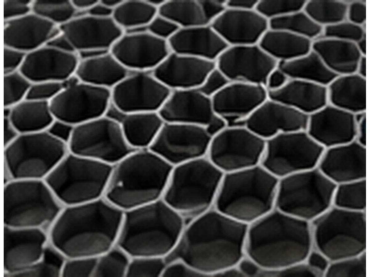 Honeycomb Conveyor Belt honeycomb mesh close up