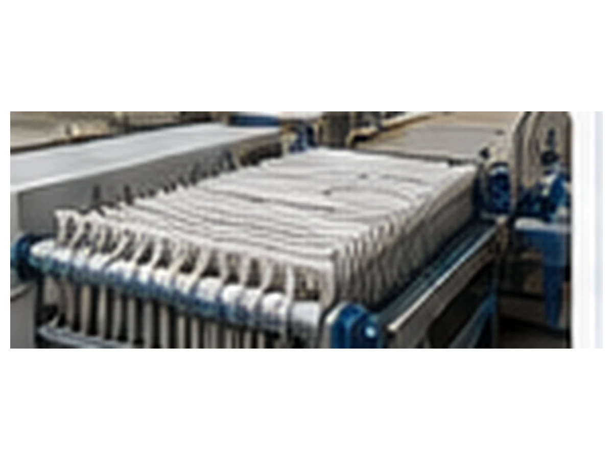 Filter Conveyor Belt — installed on an industrial conveyor