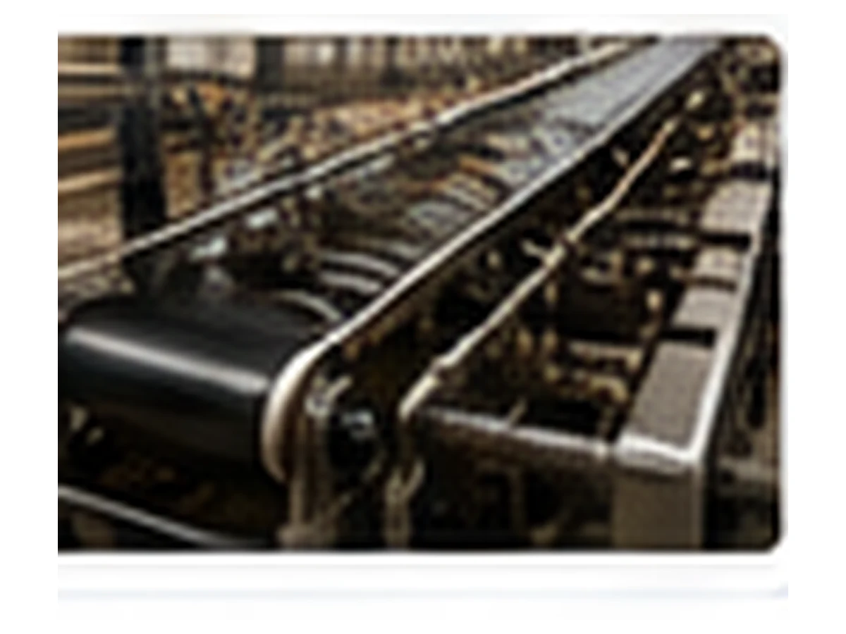 Oil Resistant Conveyor Belt — installed on an industrial conveyor
