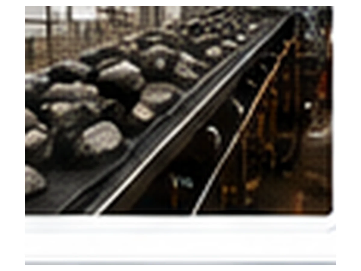 Ripstop Conveyor Belt — installed on an industrial conveyor