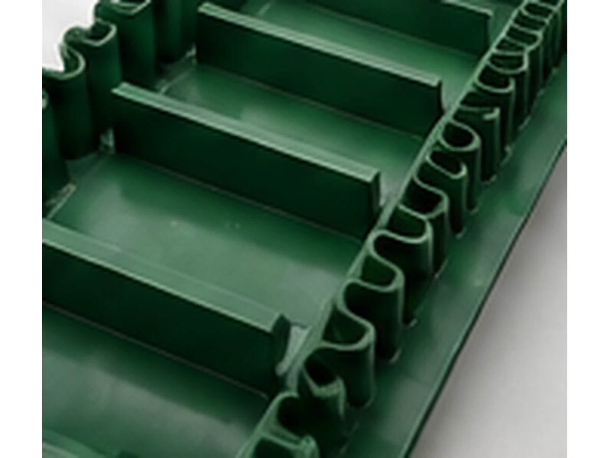 Sidewall Conveyor Belt side and profile detail