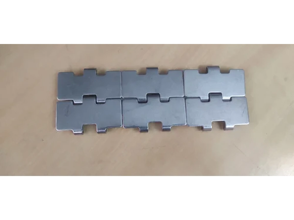 Slat Chain Conveyor Belt interlocking stainless steel slat plates